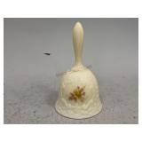 Hand Painted Fenton Custard Glass Bell