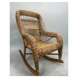 Child Wicker Rocking Chair