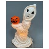 Ghost Holding a Pumpkin Blowmold