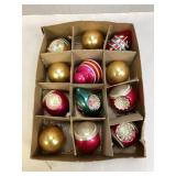 Assorted Vintage Glass Christmas Ornaments