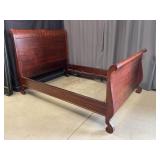 Full Size Mahogany Sleigh Bed