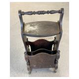 Wooden Magazine Rack