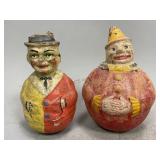Antique Roly Poly Composite Toys