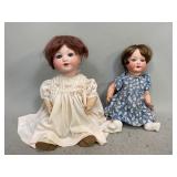 German Bisque Head Dolls
