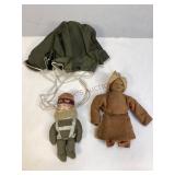 Soviet-Era Doll & WWII-Era ï¿½Raggy Doodleï¿½ Doll