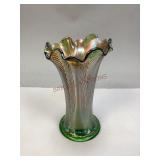Vintage Northwood "Feathers" Swung Glass Vase