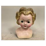 Wax over Composition Doll with Glass Eyes