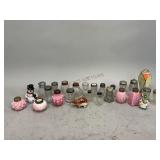 Assortment of Victorian Salt and Pepper Shakers