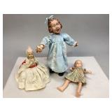 Baby Snooks Doll, Porcelain Head Pincushion & More