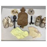 Miscellaneous Antique Baby Toys and Clothes
