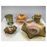Miscellaneous Vintage Carnival Glass Collectibles