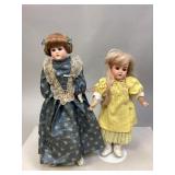 Antique German Bisque Head Dolls