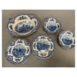 Johnson Bros Old Britain Castles Plates, Bowls. +