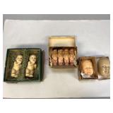 Vintage Figural Novelty Soap Sets