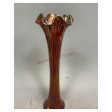 Carnival Swung Glass Vase