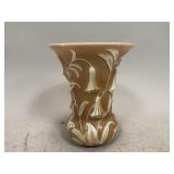 Phoenix Sculpted Artware Blue Bell Glass Vase