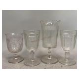 Assorted EAPG Clear Glass