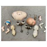 Assorted Doll Parts and Pieces