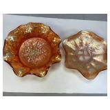 Assorted Vintage Carnival Glass Bowls
