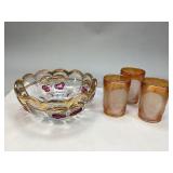 Assorted Imperial & Northwood Glass Collectibles