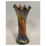 Carnival Swung Glass Vase