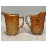 Imperial Marigold Lusterware Pitchers