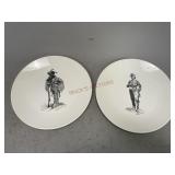 Fredric Remington Brown & Bigelow Plates