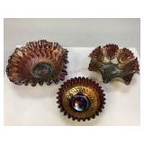 Imperial Amethyst Purple Ruffled Top Bowl & More