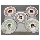Assorted Porcelain Calendar Advertising Plates