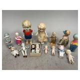 Assorted Bisque Dolls