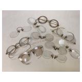 Miscellaneous Antique Pincenez Eyeglasses & More