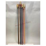 Assorted Vintage Carnival Canes