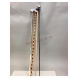 Vintage Wooden & Porcelain Carnival Souvenir Canes