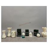 Assorted Belleek Vases, Ornaments and Mug