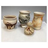 Assorted Nemadji Pottery Collectibles