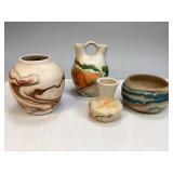 Assorted Nemadji Pottery Collectibles