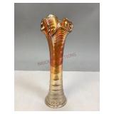 Vintage Carnival Glass Swung Vase