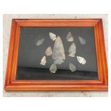 Shadowbox of Arrowheads