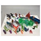 Miscellaneous Plastic Dinosaurs, Soldiers & More