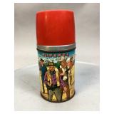 Vintage Aladdin Bonanza TV Show Metal Thermos