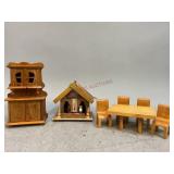 Wooden Doll House Furniture and More