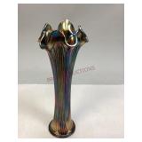 Vintage Carnival Glass Style Vase