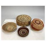 Assorted Hand-Woven Baskets