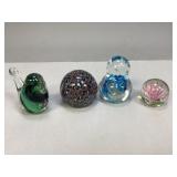 Lefton Glass Bird Paperweight & More