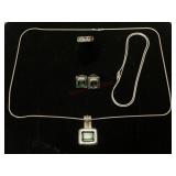 Sterling Silver Necklace & Earring Set and More