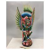 Hand Carved/Painted Wooden Balinese Sculpture