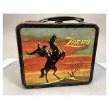 Aladdin Metal Zorro Lunchbox