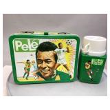 Vintage Pelé Metal Lunchbox & Thermos