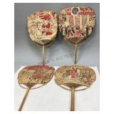 Antique Paper Advertising Fans
