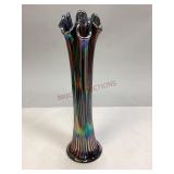 Vintage Fenton Carnival Glass Swung Vase
